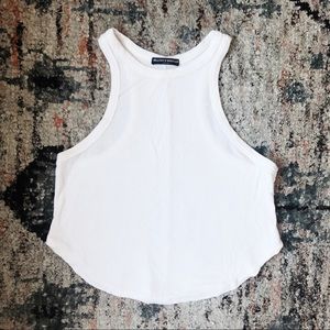 Brandy Melville Ribbed Cropped Tank Top